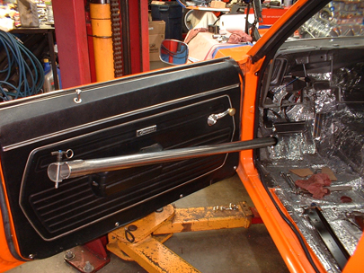 69 Camaro roll cage installation